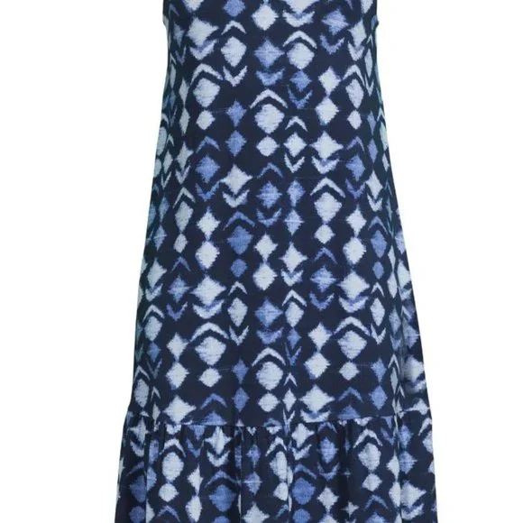 NWT Time and Tru Women's Printed Halter Dress, - Picture 4 of 8
